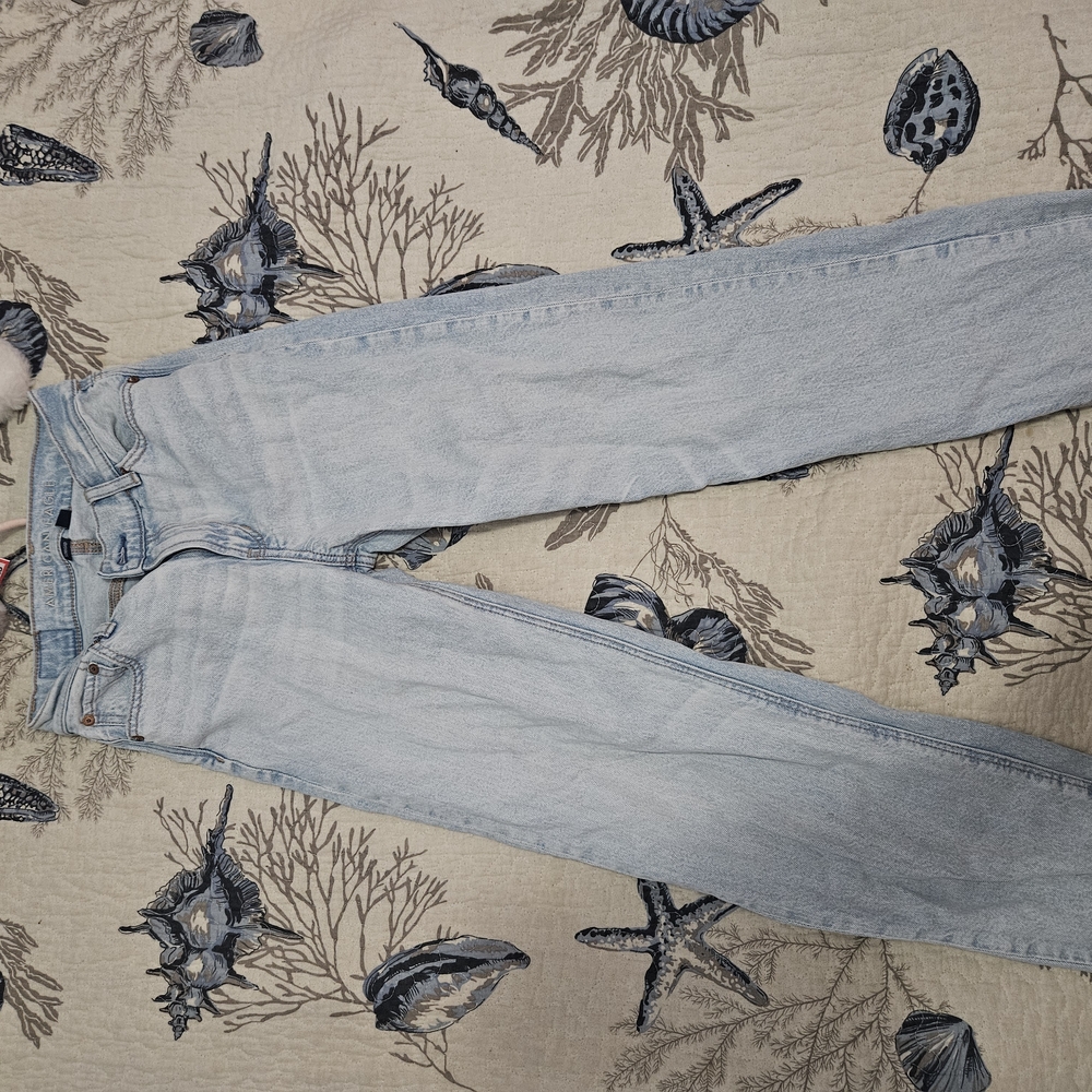 American Eagle Outfitters Light Blue Women's Wide Leg Pants